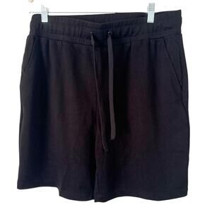 NWT Halara Black Pull On Knit Athletic Modest Shorts Women’s Size XL